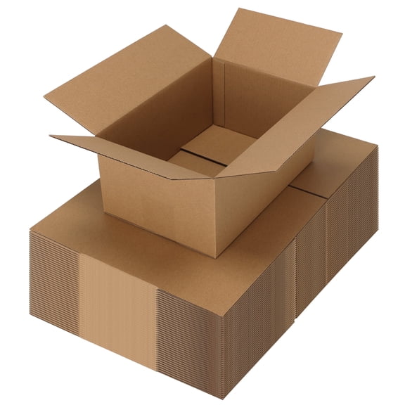 40 Packs 9x6x4 Shipping Boxes for Small Business, Corrugated Cardboard Boxes Bulk for Shipping Packing Mailing