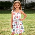 thumbnail image 5 of NAISIBABY Girls Floral Dress, Sleeveless Summer Casual Soft Flowy Kids Cute Swing Sundress Multicolor Size 12, 5 of 9