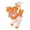 Z07-Orange, variant on My First Easter Baby Boy Outfit Gentleman Rabbit Romper Shirt Tops Bunny Overalls Pants Hat 3pcs Set