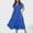 Blue, variant on Aloohaidyvio Dresses for Women,Plus Size Dress for Women V Neck Summer Casual Sundresses Pocket Sleeveless