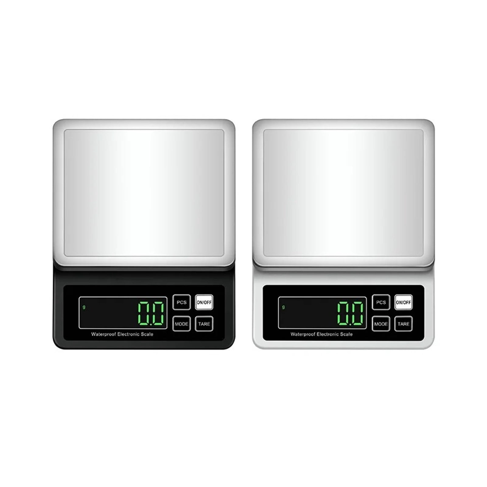 Fully Waterproof Kitchen Scale USB Rechargeable Steel Electronic Balance 0.1g/1g High Precision ,Multi Measuring Units