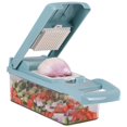 thumbnail image 1 of Picadora de verduras Dicer Cebolla Picadora, Pro Food Chopper Cortadora de verduras Veggie Chopper and Dicers, Cortadora de verduras y picadora para cocina, Mandolina Picadora de ajo con contenedor, A, 1 of 4