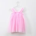 thumbnail image 5 of TAIAOJING Summer Girls Suspender Mesh Dress Pure Color Children Summer Tulle Party Princess Dress Fluffy Casual Dresses For 6-7 Years, 5 of 8