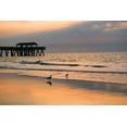 thumbnail image 2 of Miller, Anna 24x17 White Modern Wood Framed Museum Art Print Titled - Sunrise on Tybee Island Beach-Georgia-USA, 2 of 4