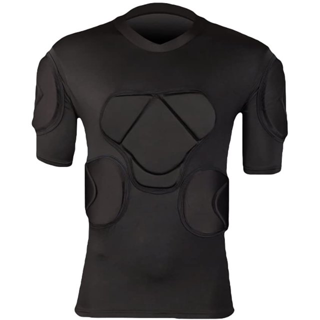 Men's Padded Football Protective Gear Set Training Suit for Soccer Basketball Paintball Rib Protector