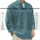 thumbnail image 2 of pstuiky Camisas casuales de manga larga para hombre, Camisa informal de pana de color liso con cuello abotonado y manga larga para hombre top de hombre xl, 2 of 7