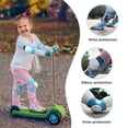 thumbnail image 3 of BOSONER Kids/Youth Knee Pads Elbow Pads Wrist Guards Set for 3-15 Years, Child Protective Gear Set for Roller Skates, Cycling, BMX Bike, Skateboard, Inline Skating, Scooter Riding Sports, 3 of 9