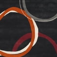 thumbnail image 6 of SAFAVIEH Soho Willow Geometric Circles Wool Area Rug, Charcoal, 9'6" x 13'6", 6 of 7