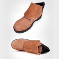 thumbnail image 6 of Resistant Welder Leather Protectors Insulated Boots Cover Fireproof Welder Boots Cover for Steel Automobile Manufacturing Industrial Work brown, 6 of 9