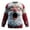 Red, variant on Telankuip Winter Christmas 3D Textured Print Sweatshirts for Men 2025 Funny Santa Claus Graphic Crewneck Pullover Tops Xmas Holiday Stylish Clothes White2 XL