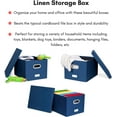 Best Collapsible File Storage Organizer Decorative Linen