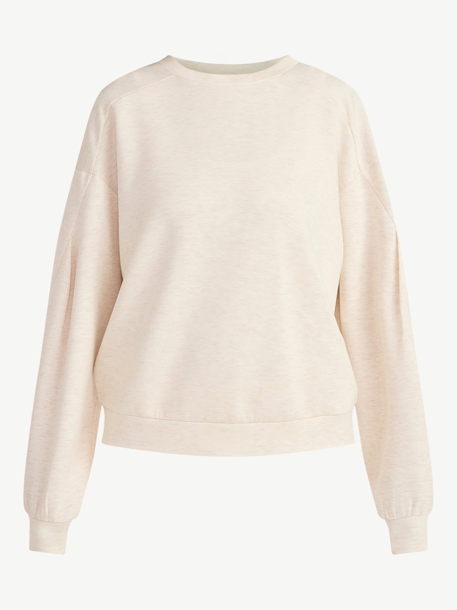 Avia Women's Luxe Fleece Crewneck Sweatshirt, Sizes XS-XXXL