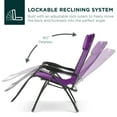 thumbnail image 5 of Best Choice Products Oversized Zero Gravity Chair, Folding Outdoor Patio Recliner w/ Cup Holder - Amethyst Purple, 5 of 8