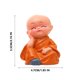 thumbnail image 3 of Aquatic Wood Green Potted Little Monk Decoration, 3 of 5