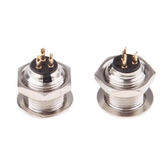 Adaptador de Enchufe Mini XLR para Micrófono Macho de 6x 2x 3 Pines 6 piezas