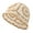 Beige, variant on BadPiggies 2 Pack Crochet Bucket Hats for Women Knitted Floppy Summer Fisherman Hat Foldable Wide Brim Sun Cap