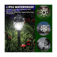 thumbnail image 5 of Luces solares para exteriores, luces solares para exteriores, impermeables, IP65, luces de jardín brillantes alimentadas por energía solar para patio, 5 of 7