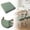 Green-4Pcs, variant on Stretch Chair Seat Covers Waterproof, Elastic Dining Room Chair Slipcovers Washable, Knit Pattern Upholstery Pad Cover for Home Kitchen Hotel, Tear Resistant Furniture Protector