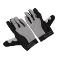 thumbnail image 1 of Guantes De Montar Con Dedos Completos, Pantalla Táctil Antideslizante Que Absorbe Los Golpes, Guantes De Bicicleta De Montaña Transpirables Grises, Tela De Goma Para, 1 of 7