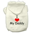 thumbnail image 5 of Pet, Dog  Cat Hoodie Screen Printed, "I Love My Daddy", 5 of 10