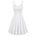 thumbnail image 2 of Grace Karin Women's Casual Spaghetti Strap Dress V Neck Sleeveless Elegant Dress Midi Dress, 2 of 7