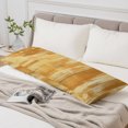 thumbnail image 6 of Golden Brown Ombre Body Pillow Cover 20 x 54 Inch Decorative Pillow Cover Modern Abstract Art Oil Painting Lumbar Pillowcase Seasonal Rectangle Cushion Case for Couch Sofa Bed Living Room, 6 of 9