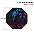 thumbnail image 2 of Kdxio Futuristic Purple Panther Funny Coasters,4 Pcs Leather Coasters,Housewarming Gifts,Protect Furniture from Water Marks Scratch and Damage, 2 of 6