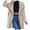 Beige, variant on Womens Winter Tops Long Sleeve Jacket Plaid Lapel Double Side Fleece Fuzzy Coat Zipper Up Warm Winter Outerwear