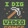 thumbnail image 3 of Instant Message - Gamer - I Dig Video Games - Toddler & Youth Short Sleeve Graphic T-Shirt, 3 of 6