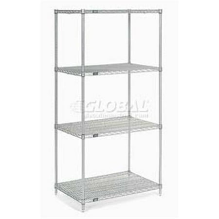 

Global Industrial 21308C Nexel Chrome Wire Shelving 30 x 21 x 86 in.