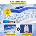 thumbnail image 3 of VEVOR Trituradora de hielo comercial de 110 V 400 lbs/h con tolva de 12 libras, 300 W de mesa eléctrica de cono de nieve 320 RPM de velocidad de rotación perfecta para fiestas eventos Snack Bar VEVOR PBJ9562626, 3 of 9