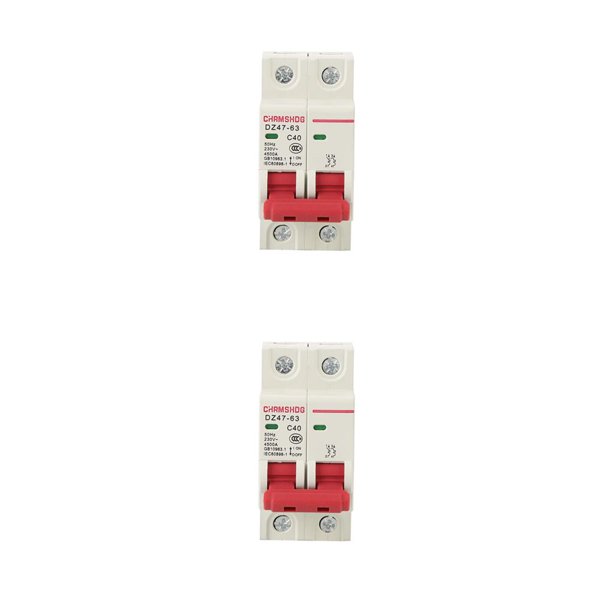 Interruptor de circuito Bearachild 230V reemplazo de interruptor de Control principal de energía 16A 2piezas
