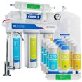 thumbnail image 1 of Max Water RO à 5 Étapes avec Robinet, Réservoir Robuste, Filtres de Rechange et Jauge de Pression pour 50 GPD, 1 of 5