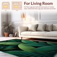 thumbnail image 2 of Flatwoven High Traffic Area Rug, Vibrant Earthy Botanical Theme, Non Slip, Stain Resistant, Washable Area Rugs for Living Room, Bedroom(Green, 4X6), 2 of 8