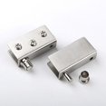 thumbnail image 5 of Bisagras para puertas de vidrio de 4 piezas Bisagra pivotante de 90 grados Vidrio sin perforaciones Acero inoxidable Apto para vidrio de 5 a 8 mm, 5 of 5