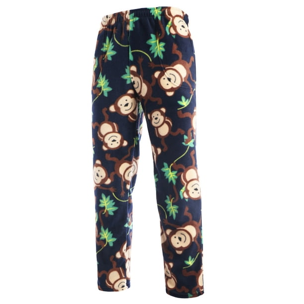 Ma Croix Ma Croix Mens Pet Fuzzy Pajama Pants Fleece Brushed