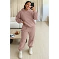 thumbnail image 4 of SPXTREME Women's Tracksuit Set 2 Piece Hoodie Sweatpants Lounge Oversized Sweatsuits Fall Outfits, 4 of 8