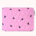 thumbnail image 4 of Estuche Protector para Computadora Kawaii Pad Lindo Bolso Portátil Con Lazo Funda Hinchada Hasta 15 Pulgadas MacBook IPad () Rosa, 4 of 9