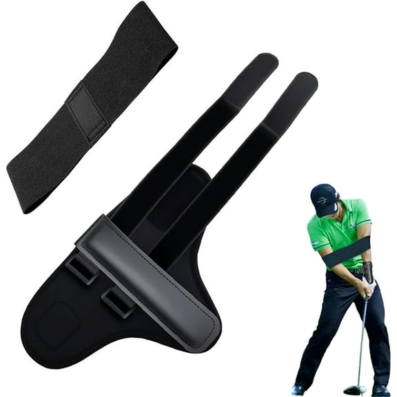 Koudindg Golf Wrist Training Aid 2025 Upgrade: 3-in-1 Set with Swing Band, Wrist Corrector & Grip Trainer, Great for Beginners to Fix Arm Posture