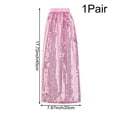 thumbnail image 2 of vlrwzc Glitter Sequins Leg Warmers Sparkle Leg Sleeves Legs Boot Cover Cuffs for Women 70s Disco Fancy Dress Accessories, 2 of 7
