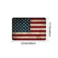 thumbnail image 4 of Patriotic Welcome Doormat Retro American Stars Stripes Door Mat for Independence Day Indoor Outdoor Home Kitchen Decor with Anti-Slip Rubber Vintage Linen Floor Mat, 15.7 x 23.6 in, 4 of 6