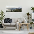 thumbnail image 2 of Stupell Panoramic Cloudy Mountainous Nature Landscape Photography Gallery Wrapped Canvas Print Wall Art, 2 of 7