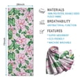 thumbnail image 2 of Pioneer Flower Floral Print Pattern Hot Yoga Mat Towel Non Slip for Hot Yoga - Quick-Drying Yoga Mat Cover with 4 Corner Pockets with Travel Bag - Hot Yoga Towel Non Slip 70"x26", 2 of 6