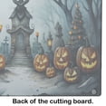 thumbnail image 2 of Krampus The Christmas Demon Spooky Halloween Glass Cutting Board Large 12 in x 15 in, 2 of 5