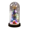 thumbnail image 1 of Árbol De Navidad En Cúpula De Cristal Árbol De Navidad De Mesa Árbol De Navidad Con Luces En Cúpula De Cristal Para Navidad Decoración Navideña Para Interiores Escritorio, 1 of 2