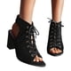 thumbnail image 4 of WILLBEST Sandalias Flexibles De Mujer, Zapatos Casuales De Moda Para Mujer, Sandalias De Tacón Alto Con Punta Abierta Para Uso Diario, 4 of 7