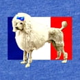 thumbnail image 2 of CafePress - French Poodle - Cute Infant Baby Football Bodysuit, 2 of 3