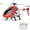 Red, variant on SYMA Helicopter Remote Control Helicopter for Auto-hover Gyro Stabilization One- Takeoff Landing