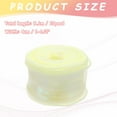 thumbnail image 2 of Iridescent Organza Ribbon Sheer Wired Shimmer Chiffon Ribbons Sparkly Fishtail Yarn Gift Ribbons for Gift Wrapping Cream, 2 of 6