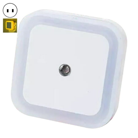 

Honrane LED Night Lamp High Brightness Flicker Free Non-glaring Auto On/Off Energy Saving Illumination Compact Bedroom LED Nightlight with Light Sensor Home Supplies